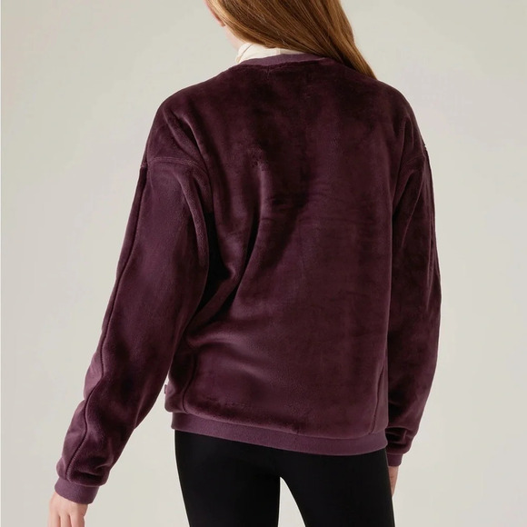 Athleta Girl Feelin’ Great 2.0 Sweatshirt, Girls Size Small (7) - Picture 2 of 7